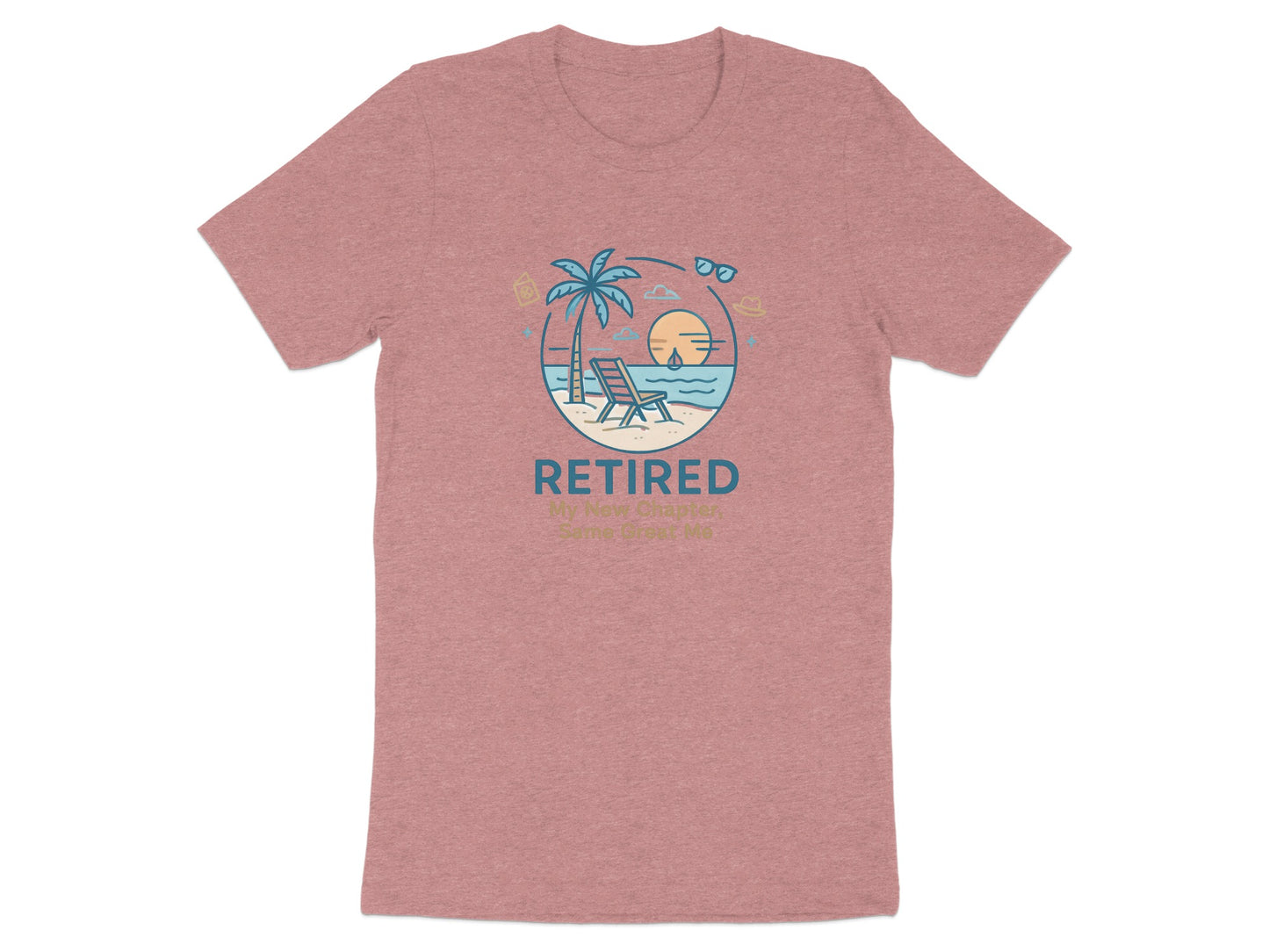 Retired My New Chapter Same Great Me | Retirement Gift | Soft Color Bella T-Shirts - Retiree Gifts Retirement Party