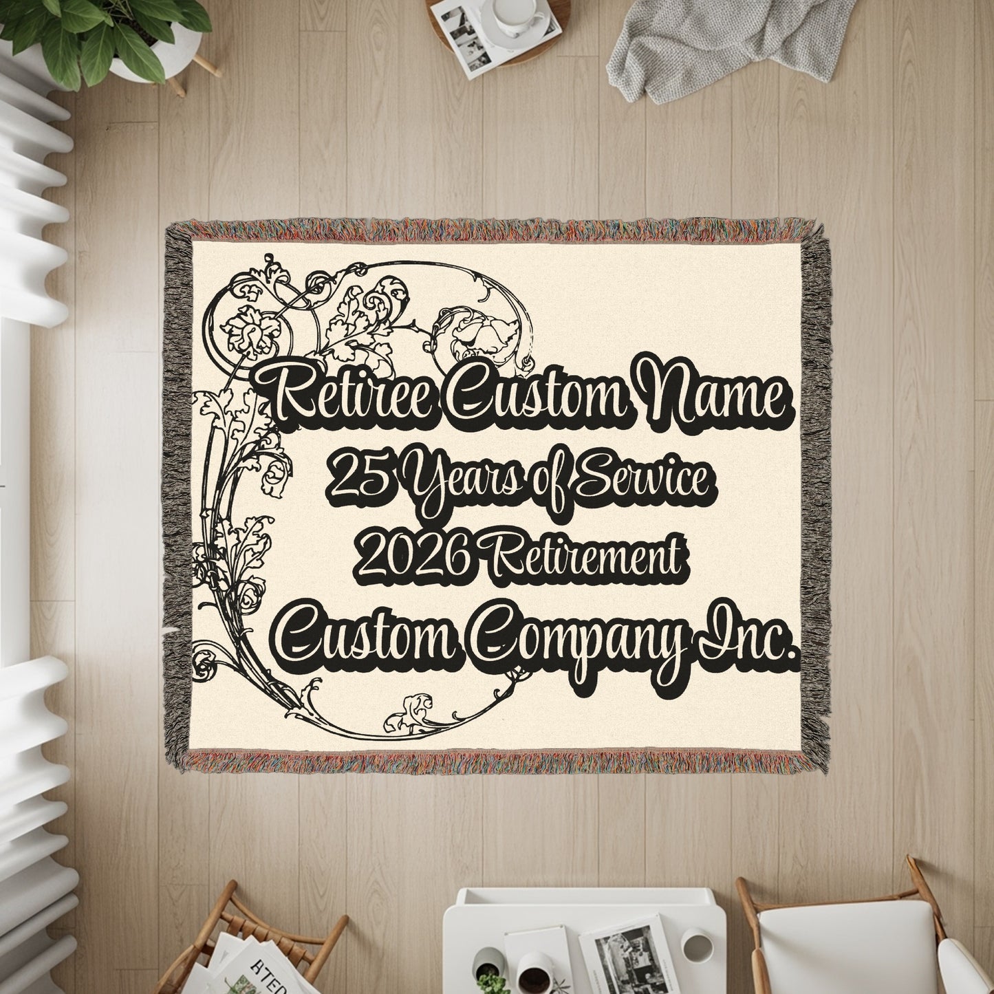 Personalized Retirement Celebration Blanket product type