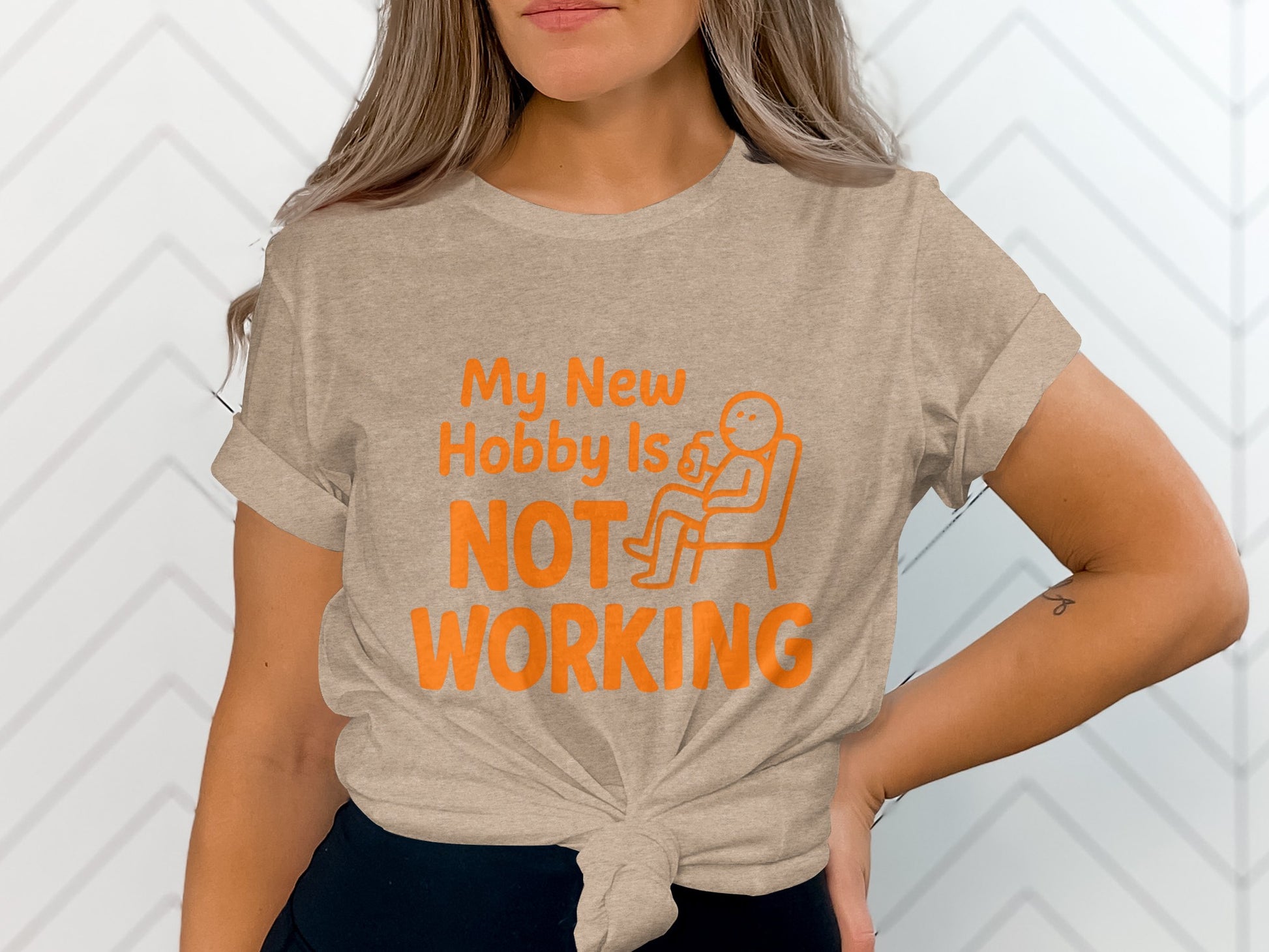 My New Hobby Is Not Working | Funny Retirement Saying | Soft Color Bella T-Shirts - Retiree Gifts Retirement Party