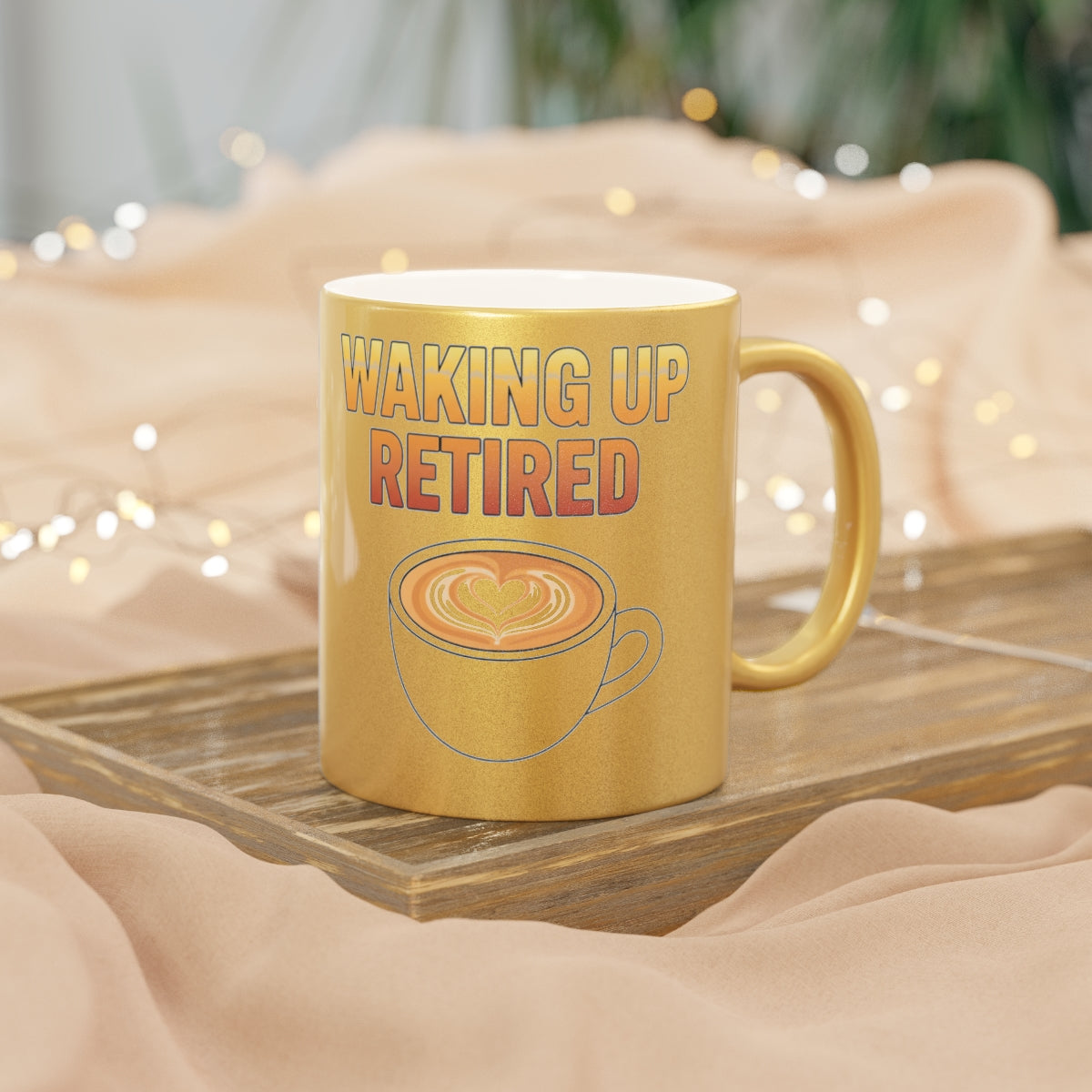 Waking Up Retired Coffee Mug for Enjoying Morning Drinks