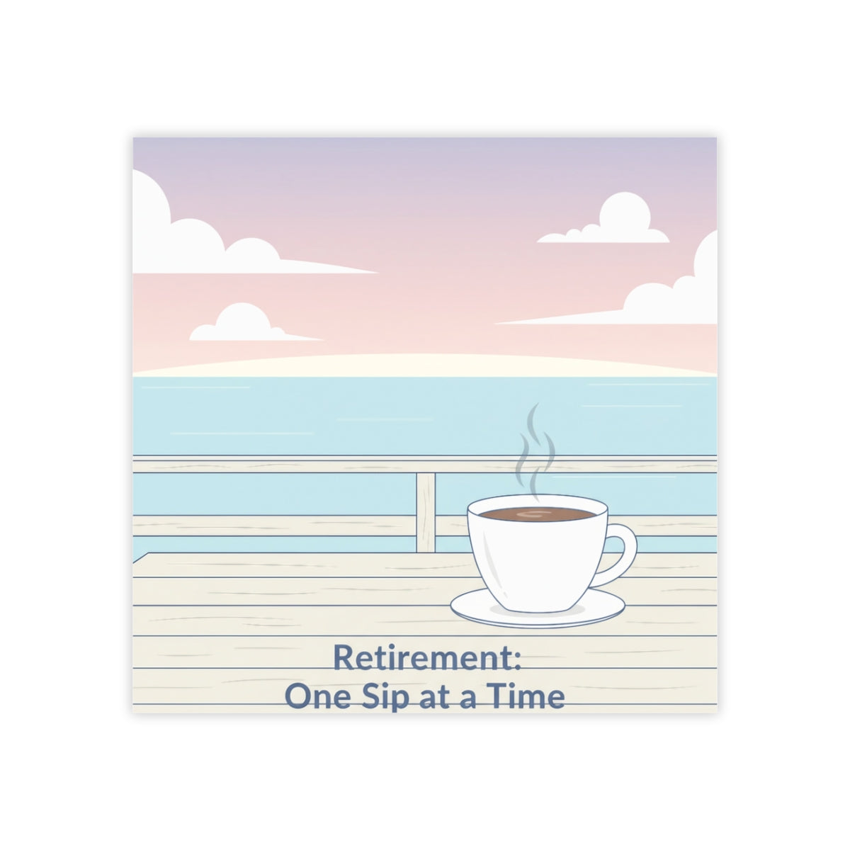 Beautiful Ocean View Coffee Mug Retirement Gift