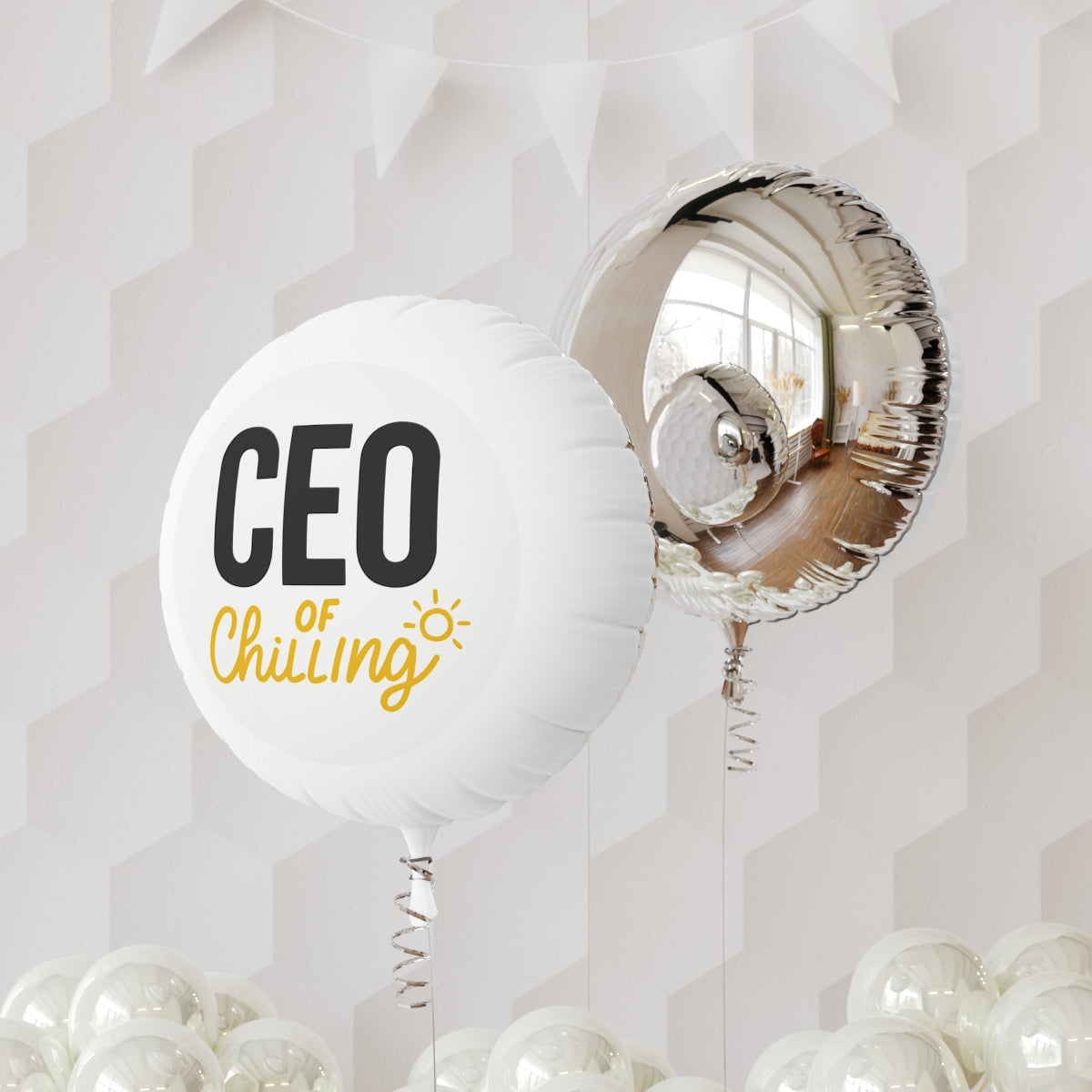 CEO of Chilling | A Retirements Dream | Personalized Mylar Ballons 11in or 22in - Retiree Gifts Retirement Party