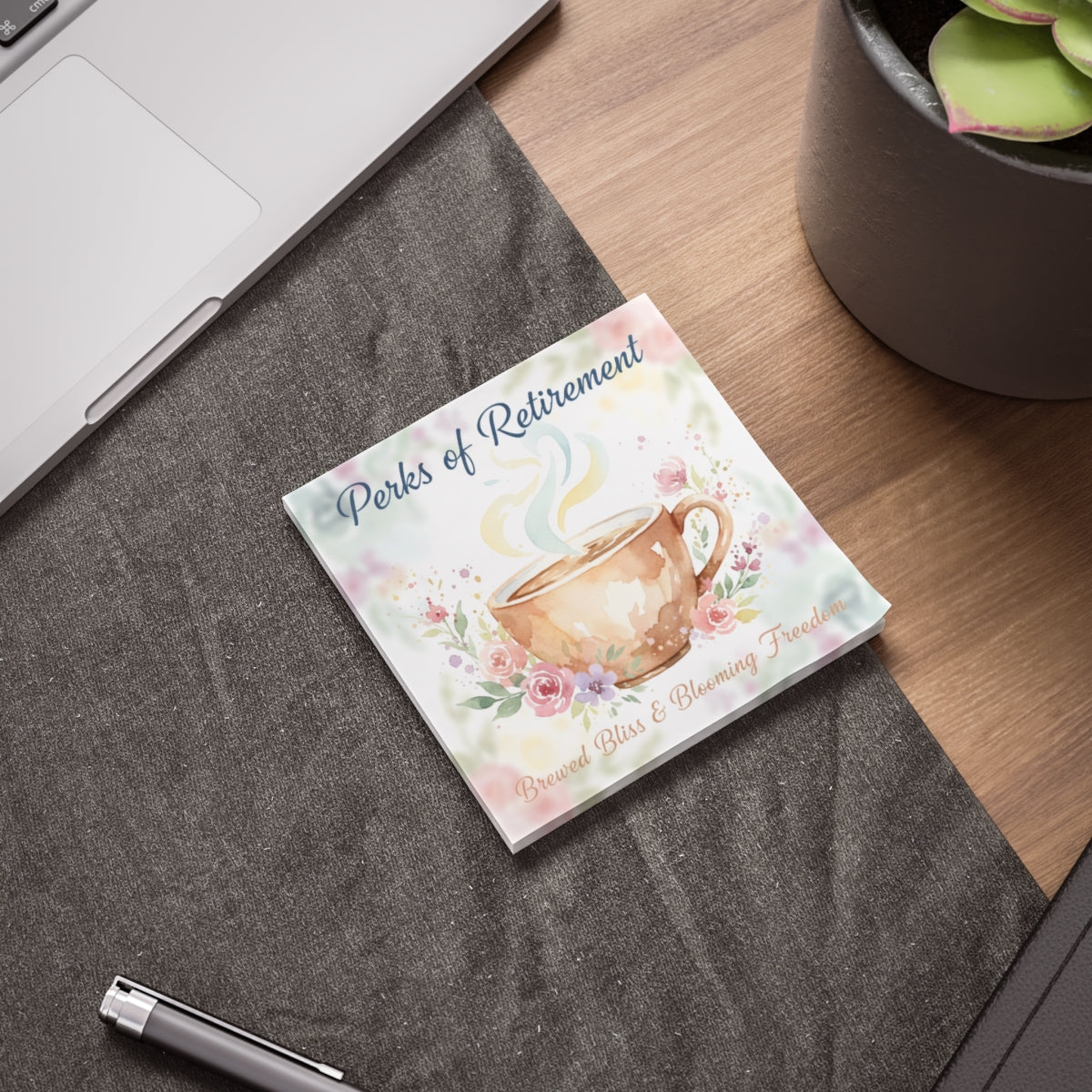 Perks of Retirement Joyful Reflection Notebook