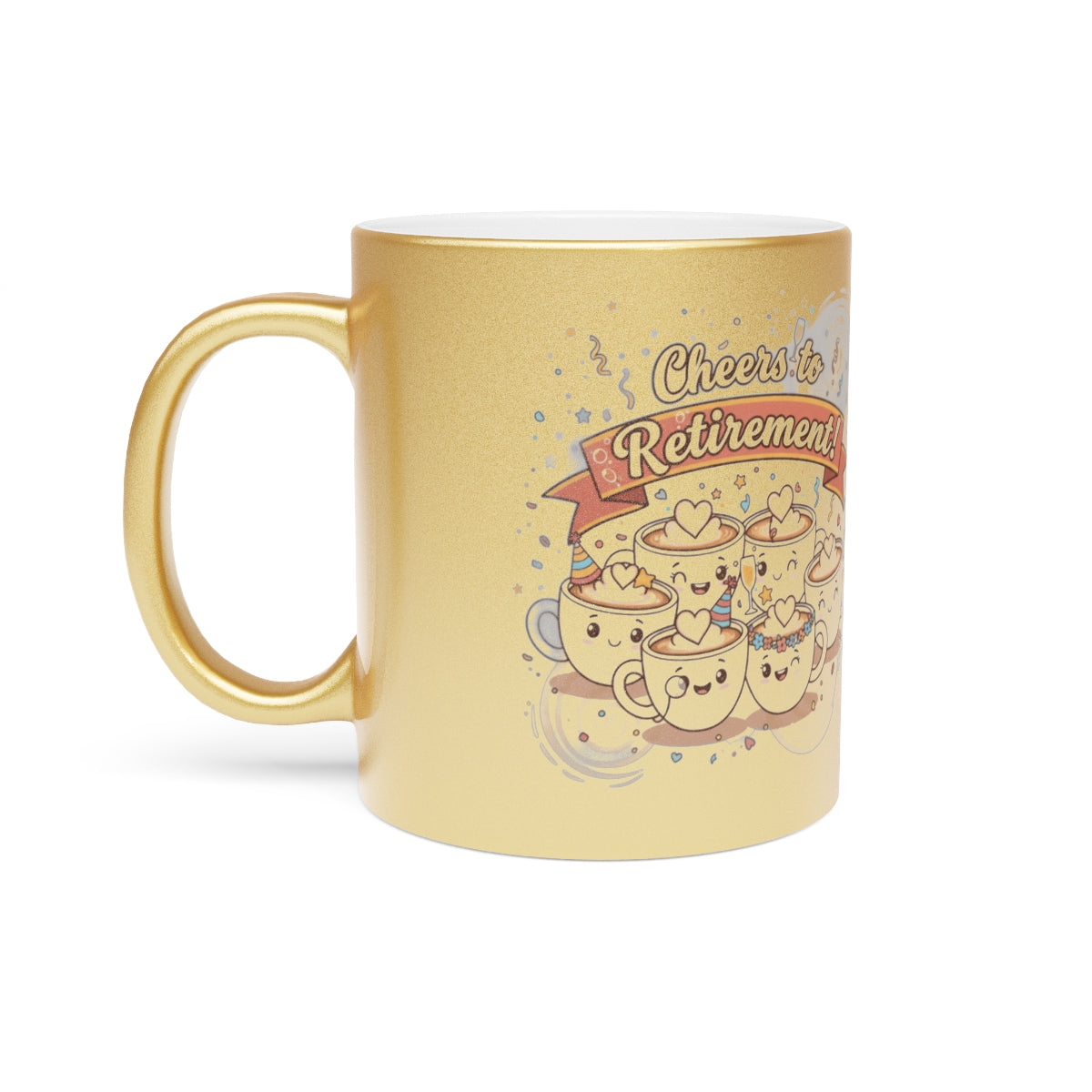 Cheers to Retirement Festive Mug Ideal Gift