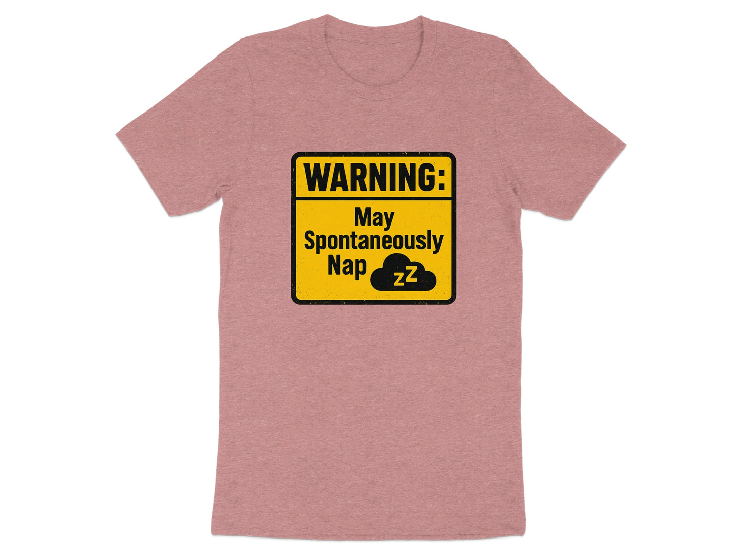 Warning May Spontaneously Nap Funny | A Caution | Retirement Personalized Soft Color Bella T-Shirts - Retiree Gifts Retirement Party