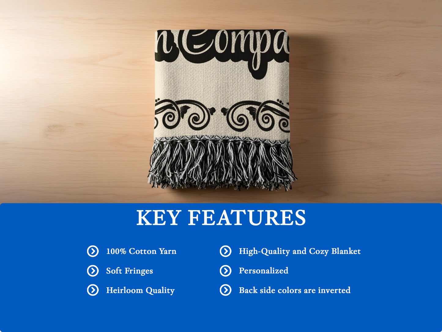 Personalized Cozy Heirloom Quality Blanket product