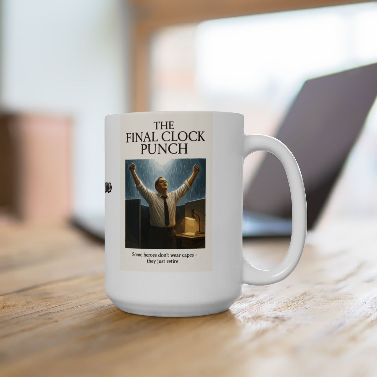 The Final Clock Punch Some heroes don't wear capes | Celebrate retirement with Personalized Microwavable Ceramic Mugs 11oz 15oz 20oz - Retiree Gifts Retirement Party