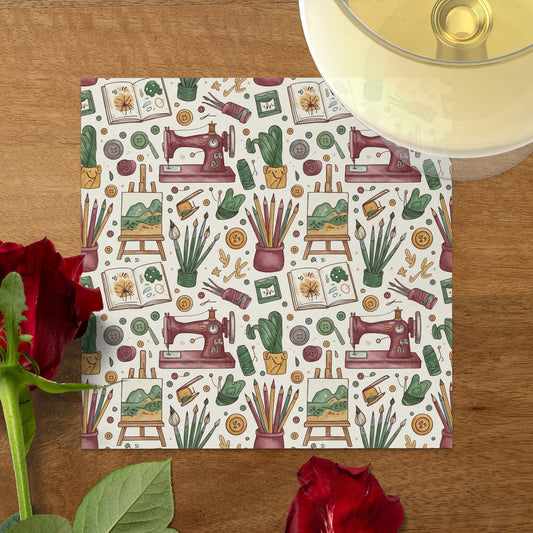 Charming Artistic Pattern Beverage Napkin product