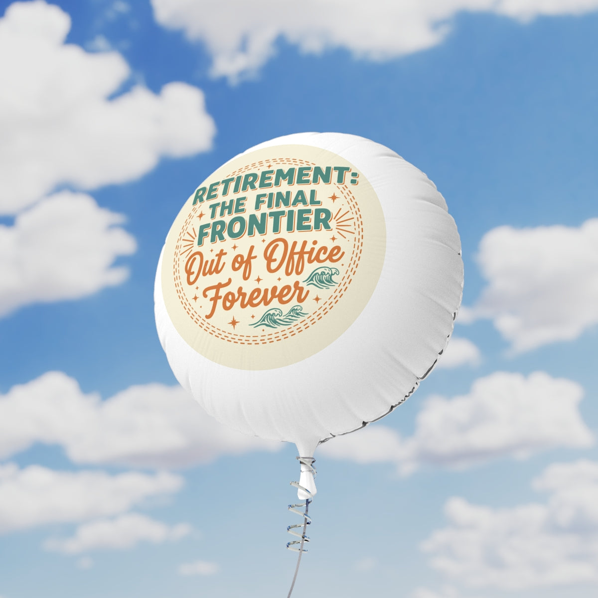 Retirement The Final Frontier Out of Office Forever | Retirement The Final Frontier | Personalized 11in or 22in Mylar Ballon - Retiree Gifts Retirement Party