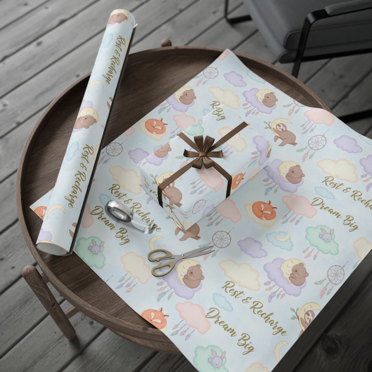 Rest and Recharge Dream Big Gift Wrapping Paper