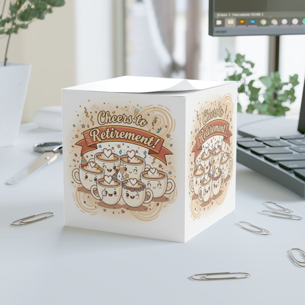 Cheers to Retirement Cute Coffee Mug Design product