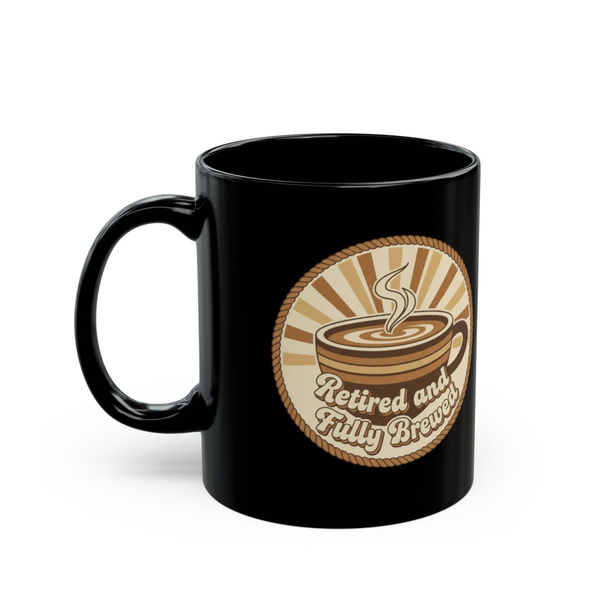 Retired and Fully Brewed Coffee Mug for Coffee Lovers