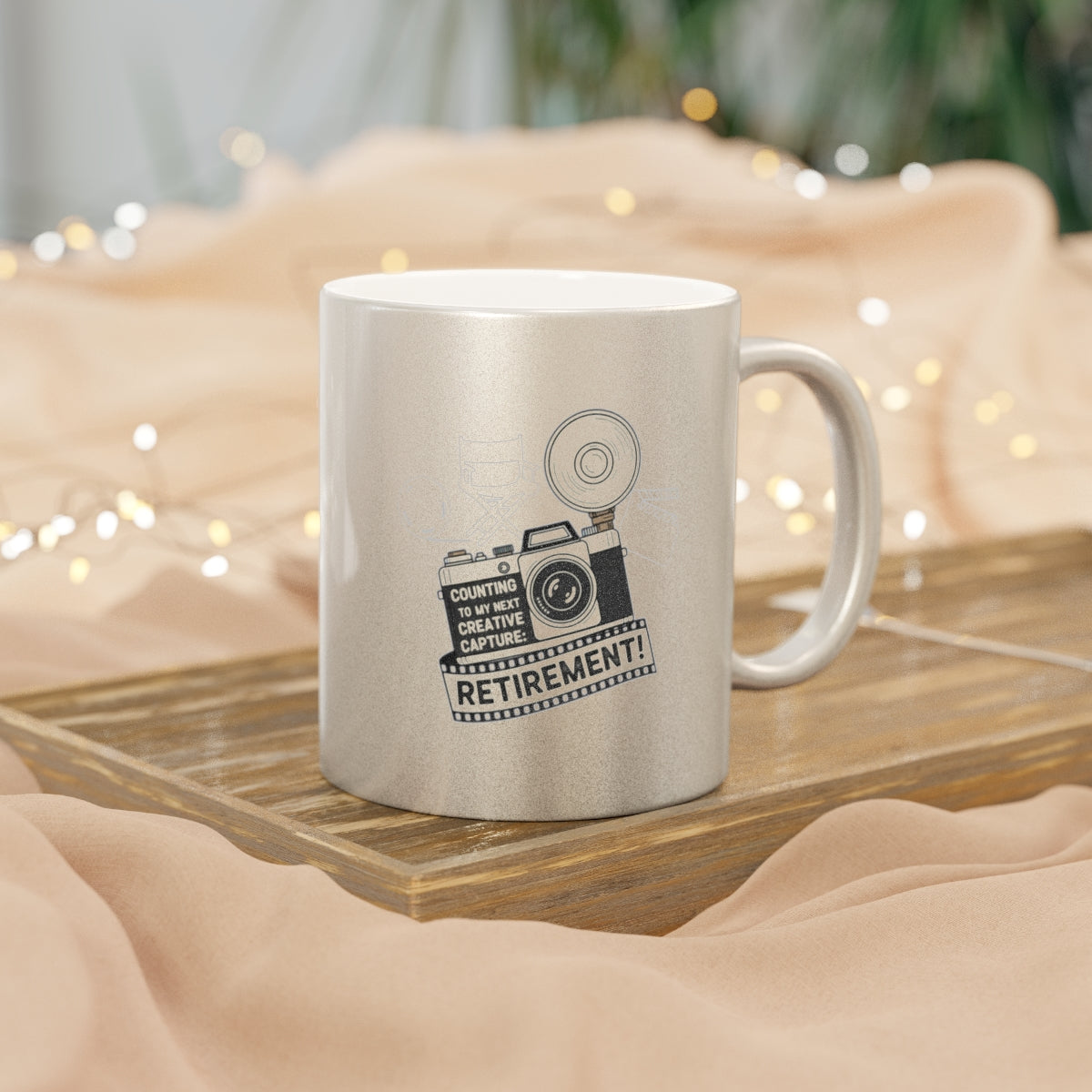 Counting to My Next Creative Capture | Retirement Gold Silver Black or Access Mugs - Retiree Gifts Retirement Party