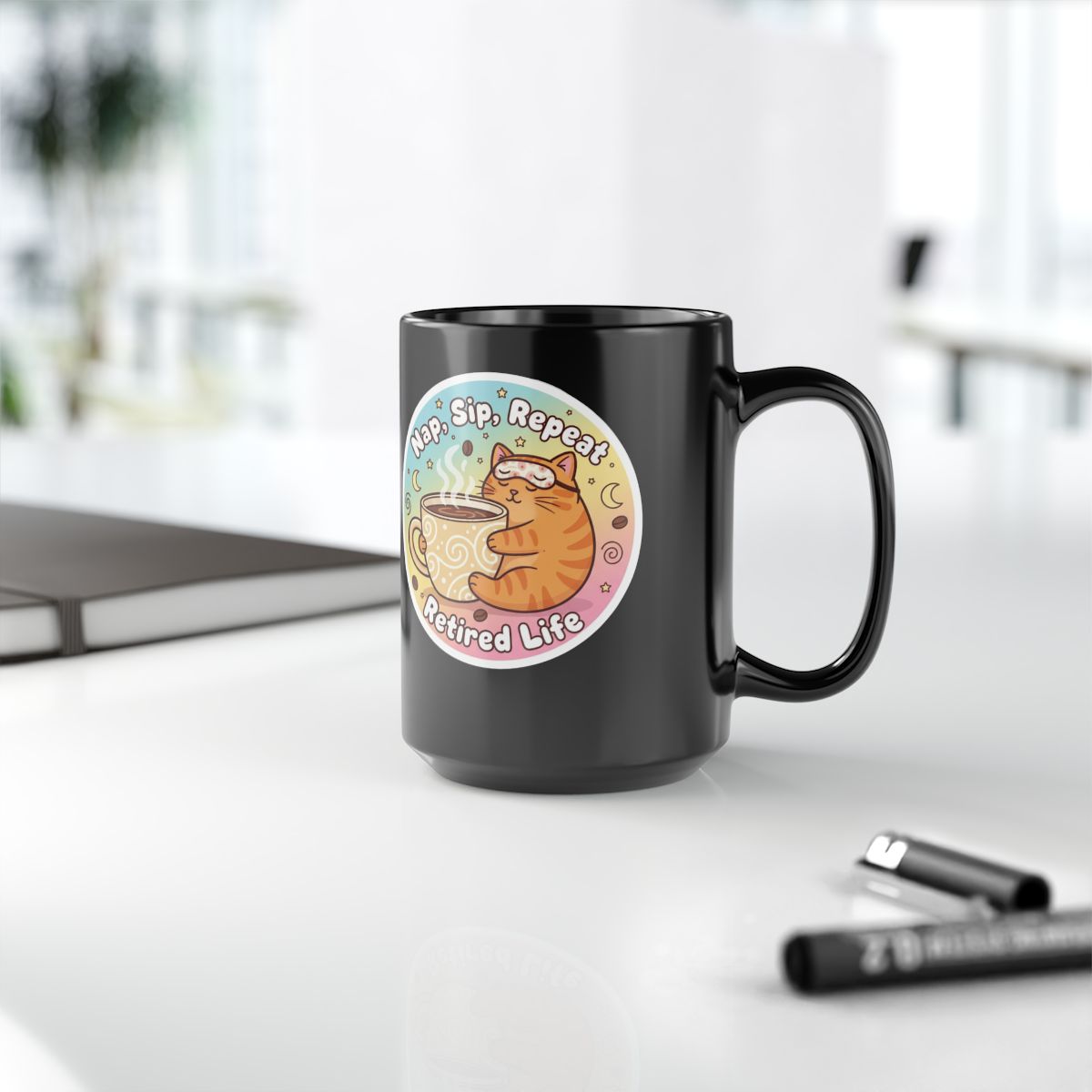 Nap Sip Repeat Retired Life Mug Funny Gift Mug