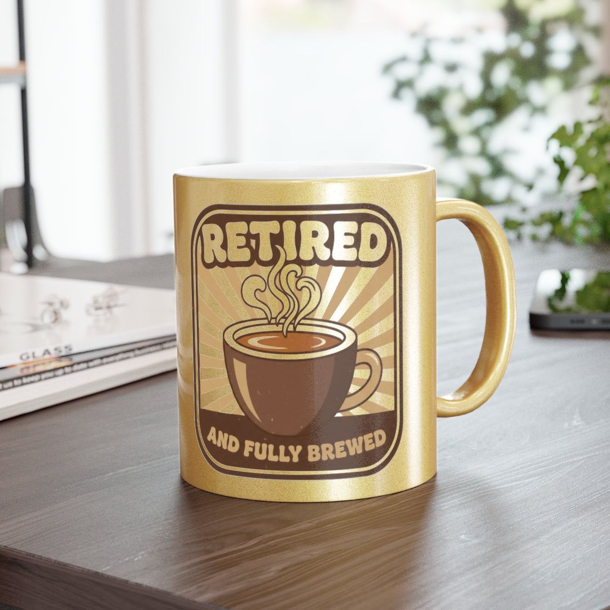 Retired And Fully Brewed Coffee Mug Fun Gift