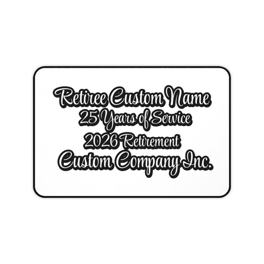 Retiree Custom Name 25 Years of Service 2026 Retirement