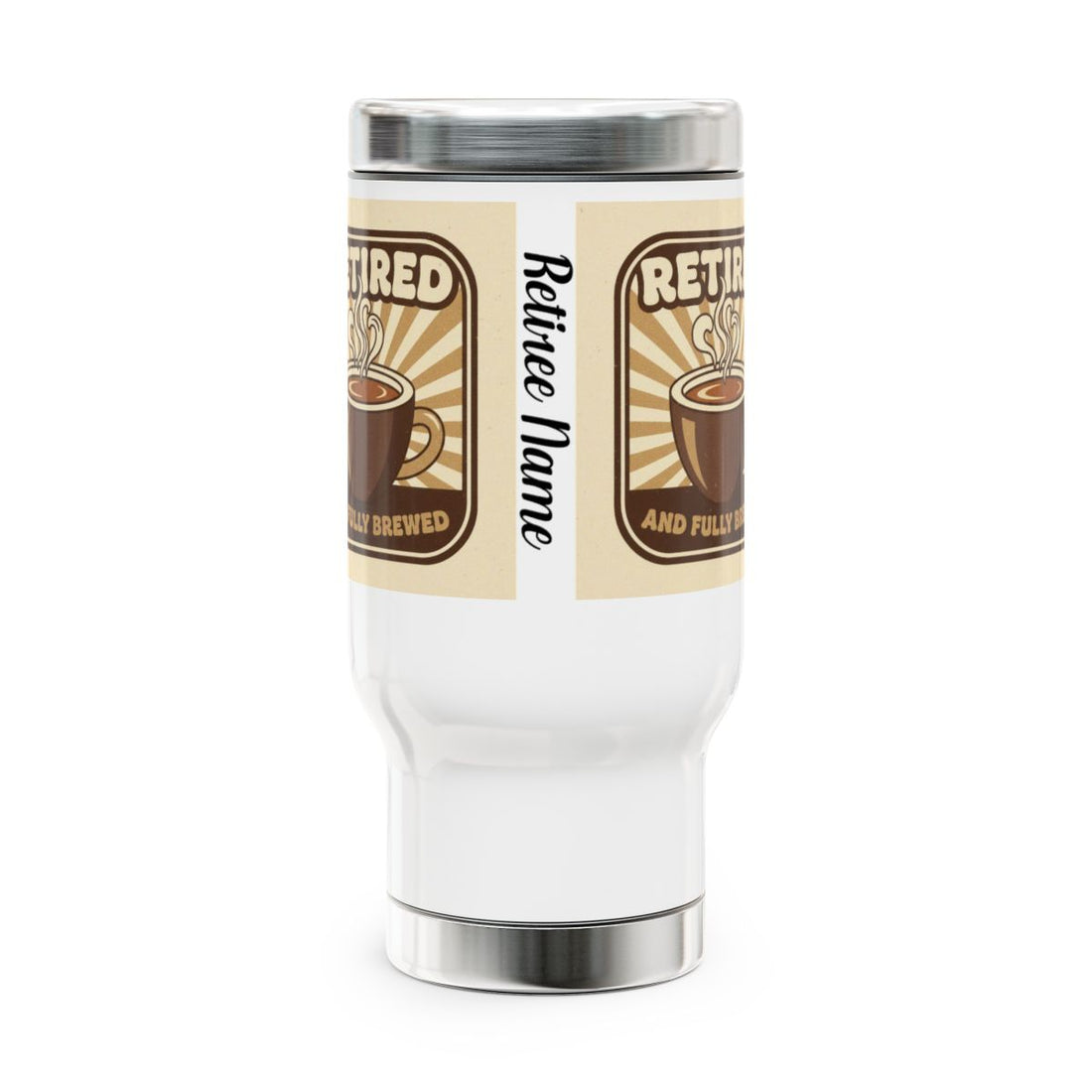 Retired Fully Brewed Personalized Tumbler Product