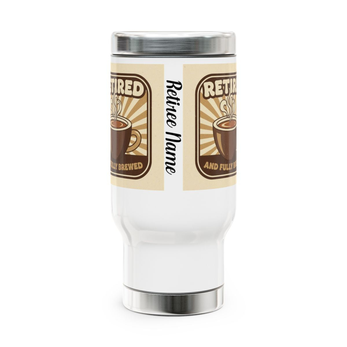 Retired Fully Brewed Personalized Tumbler Product
