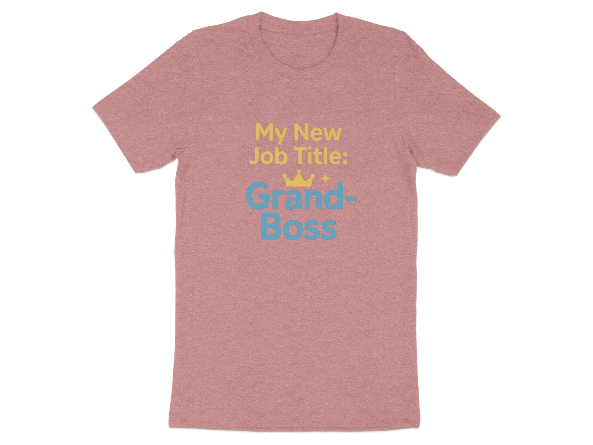 My New Job Title Grand Boss | Show off Retirement Role | Soft Color Bella T-Shirts - Retiree Gifts Retirement Party
