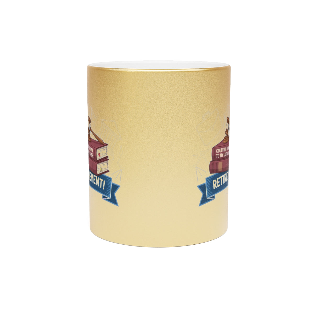 Counting Down to My Last Case Retirement | Fun Gift for Retiring Professionals Gold Silver Black Access Mugs - Retiree Gifts Retirement Party