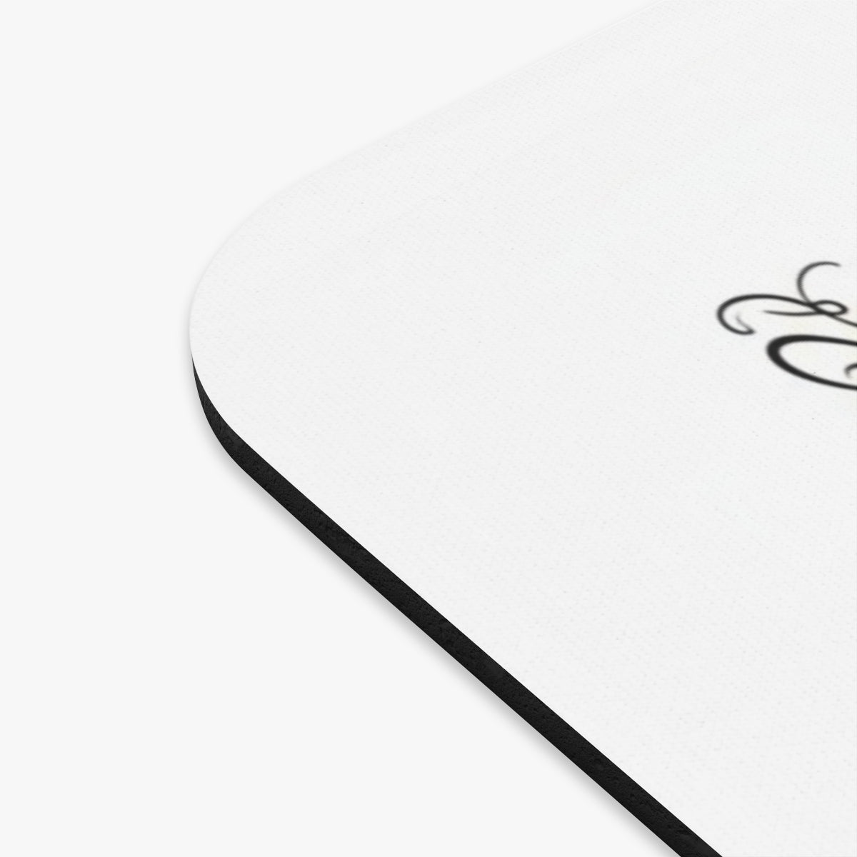 Elegant White Mousepad with Minimalist Design