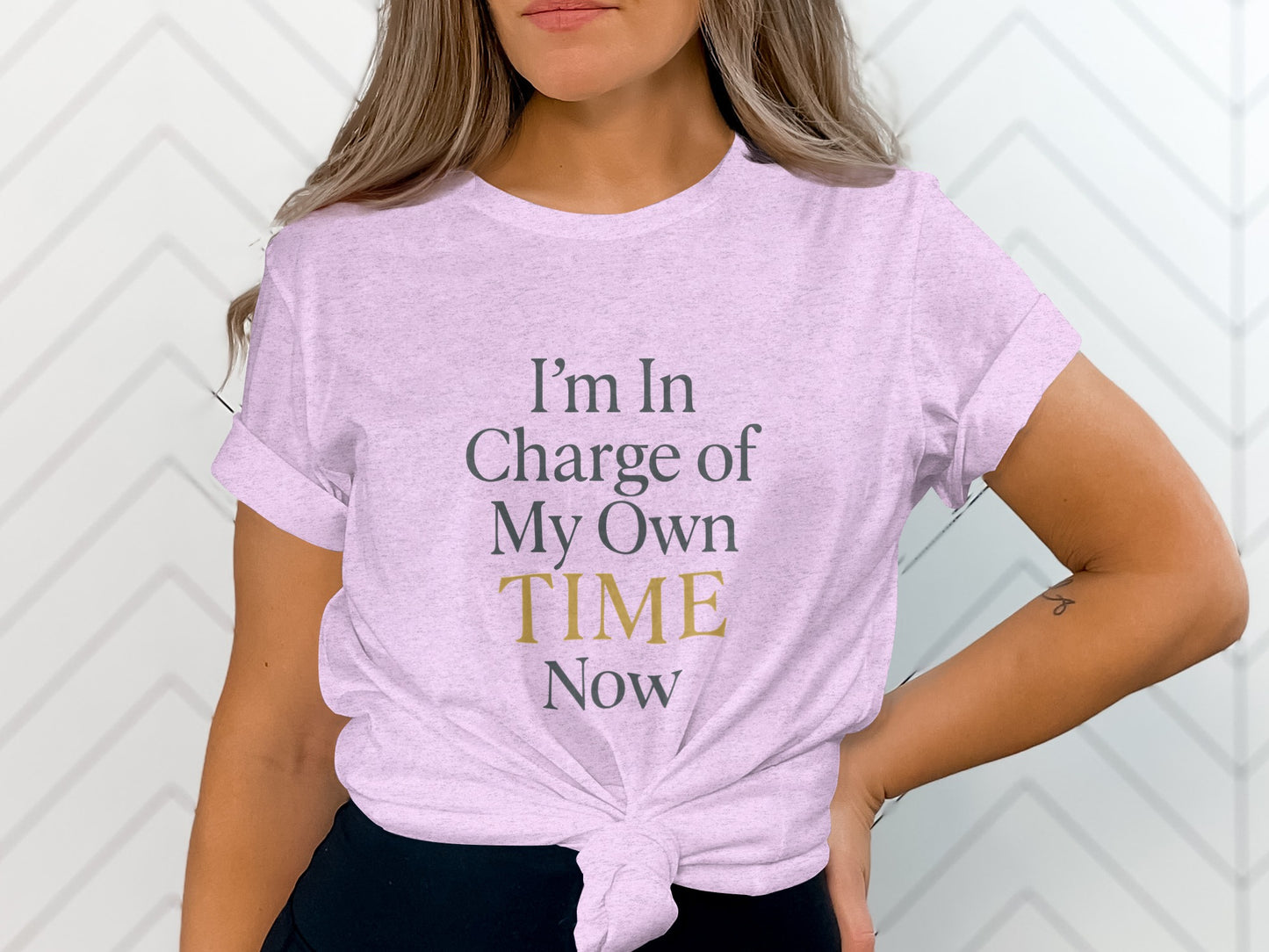 I'm In Charge of My Own Time Now | Retirement | Soft Color Bella T-Shirts - Retiree Gifts Retirement Party