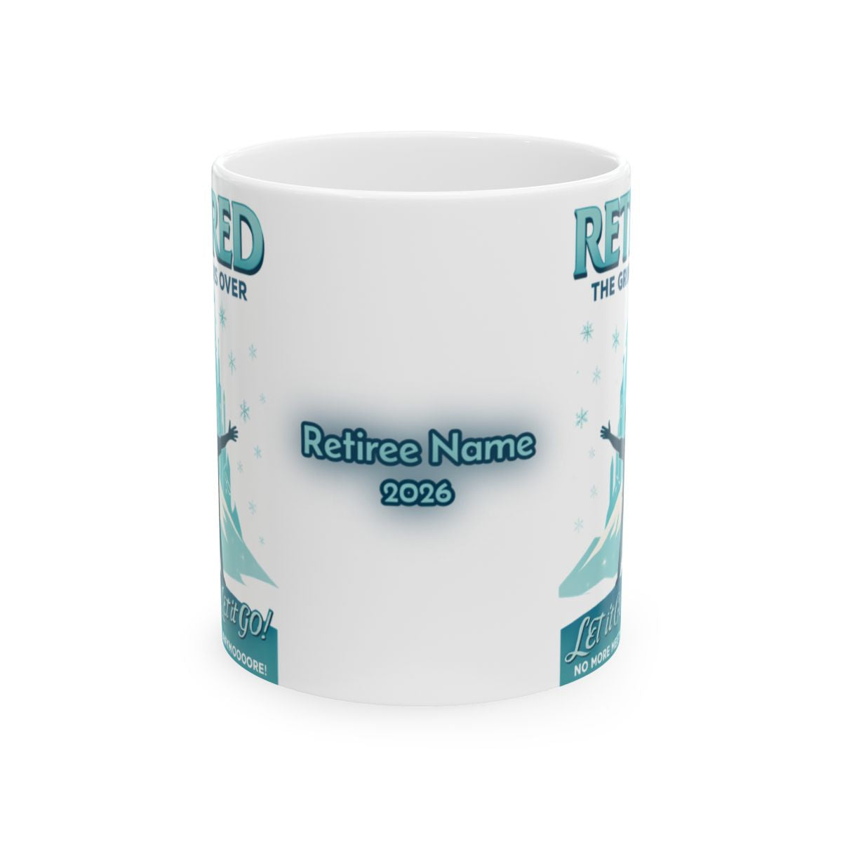 Retired The Adventure Begins Customizable Mug 2026