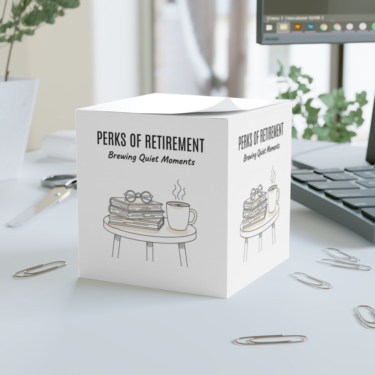 Perks Of Retirement Brewing Quiet Moments gift box