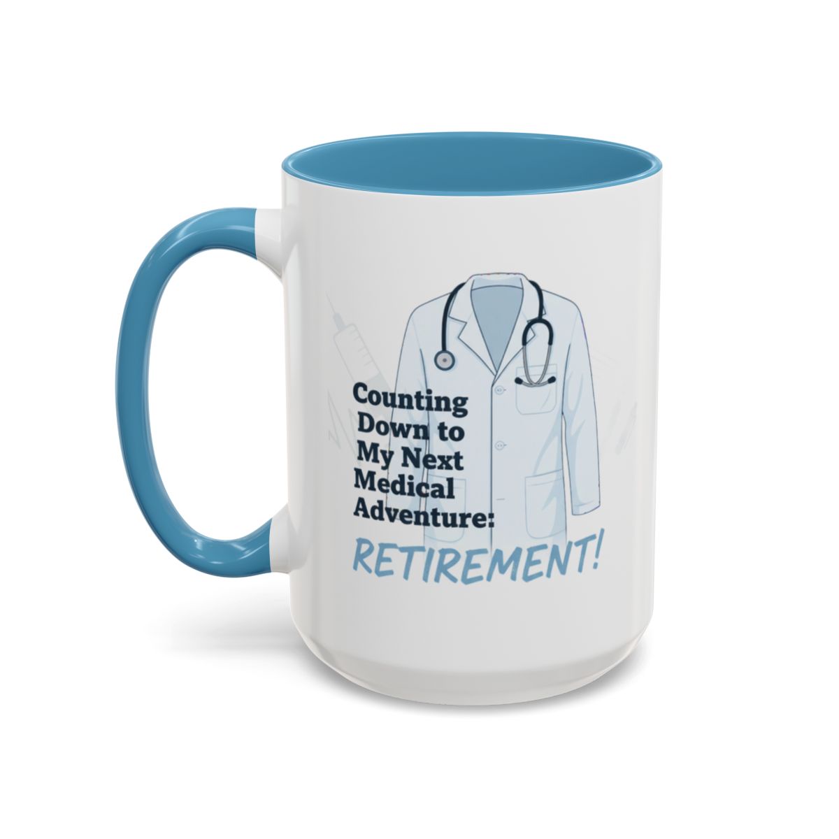 Counting Down to My Next Medical Adventure | Retirement Mugs - Retiree Gifts Retirement Party