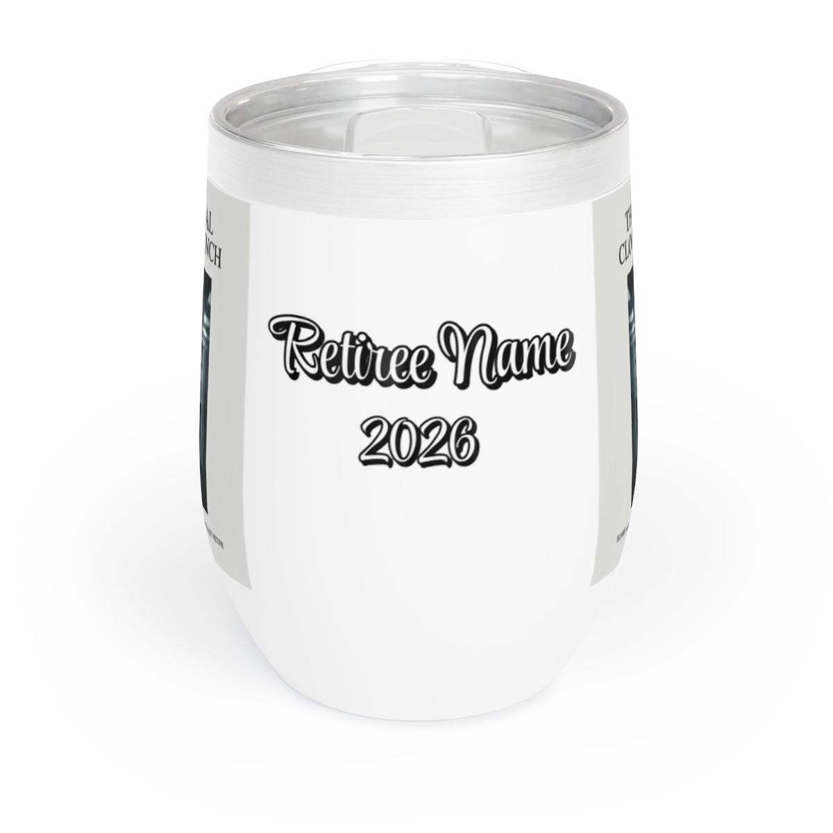 The Final Clock Punch Some Heroes Don't Wear Capes Personalized Wine Tumbler - Retiree Gifts Retirement Party