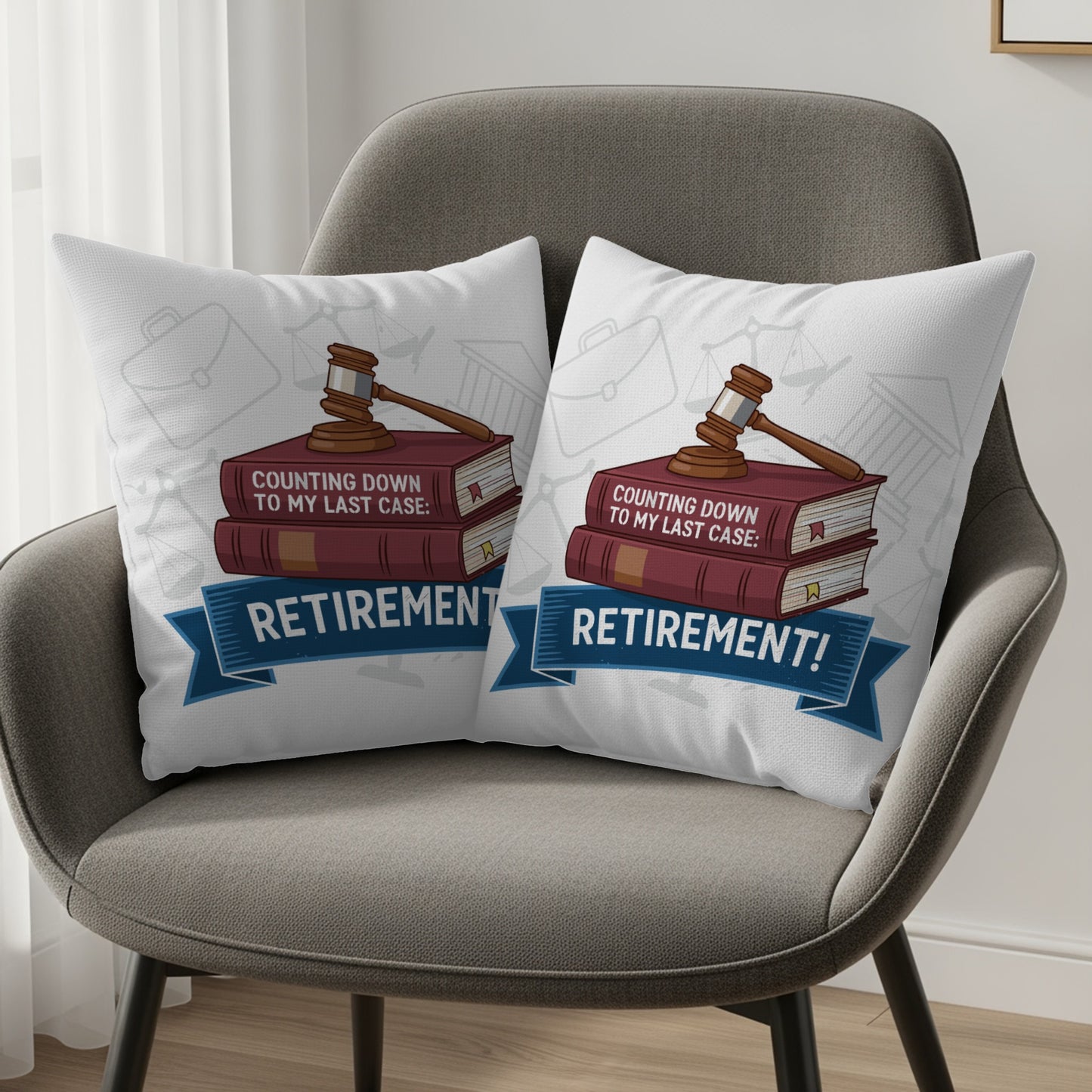 Counting Down Last Case Retirement Retirement Pillows & Pillow Cases - Retiree Gifts Retirement Party