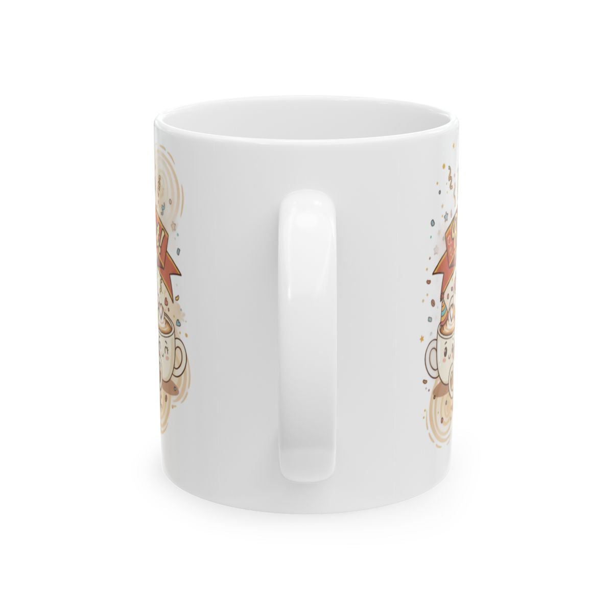 Cute Coffee Mug with Adorable Cat Design