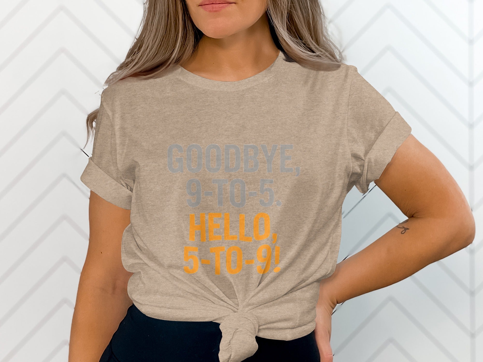 Goodbye 9-To-5 Hello 5-To-9 | Retirement Is Here | A Soft Color Bella T-Shirts - Retiree Gifts Retirement Party