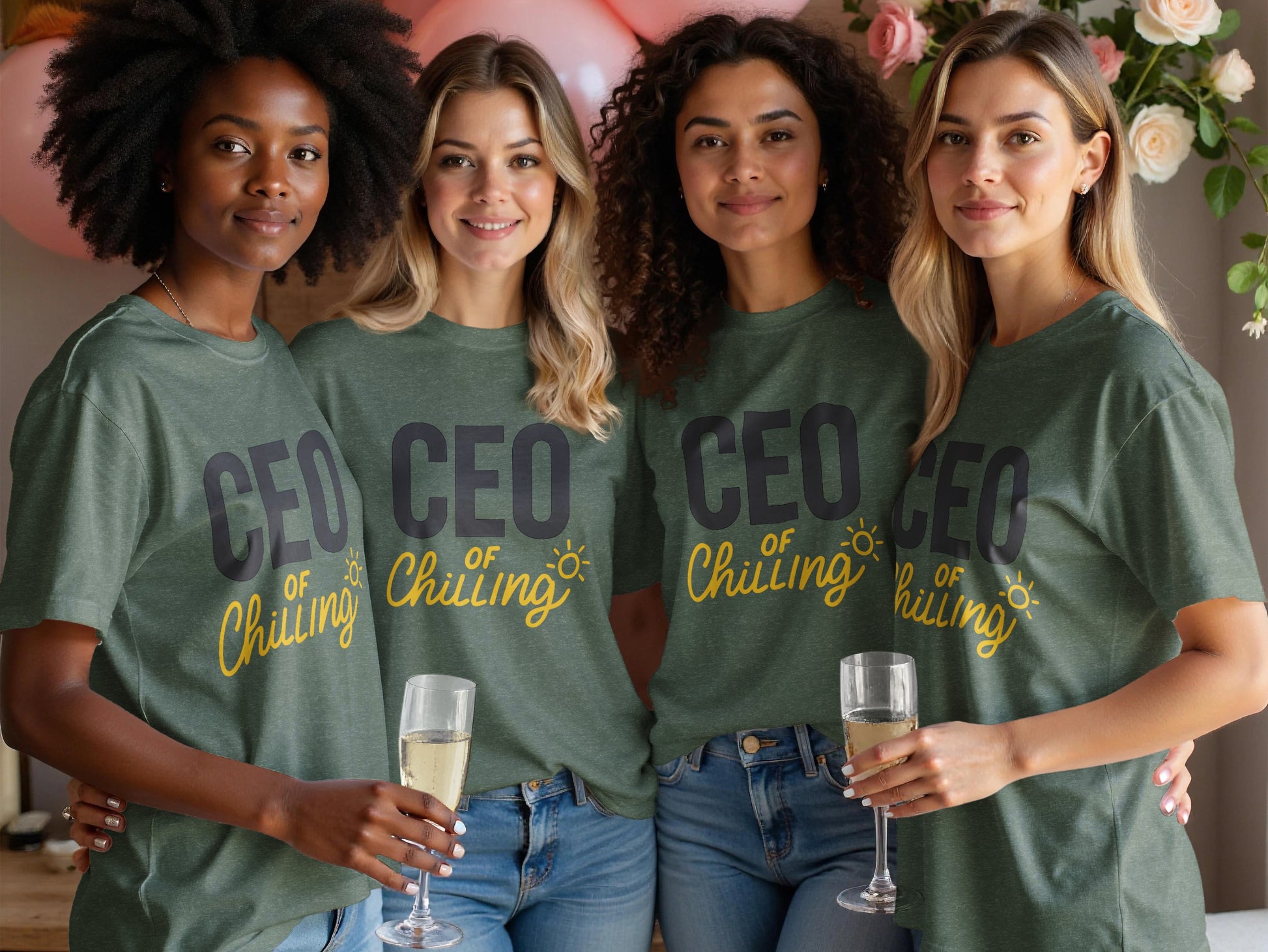 CEO of Chilling | Retire in Style with Dark Heather Color Bella T-Shirts - Retiree Gifts Retirement Party