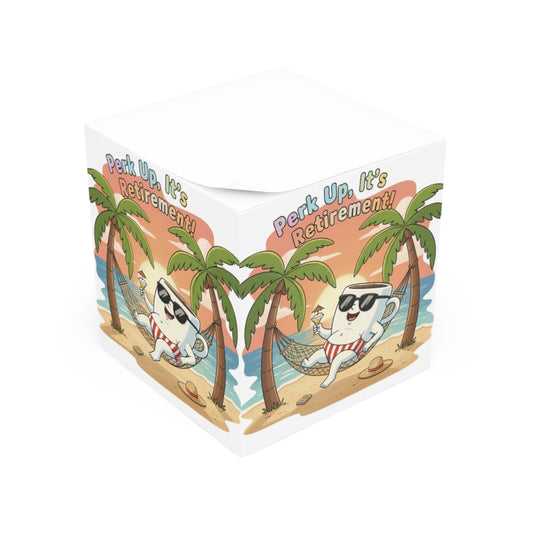 Perk Up It's Retirement Funny Vacation Art Gift Box