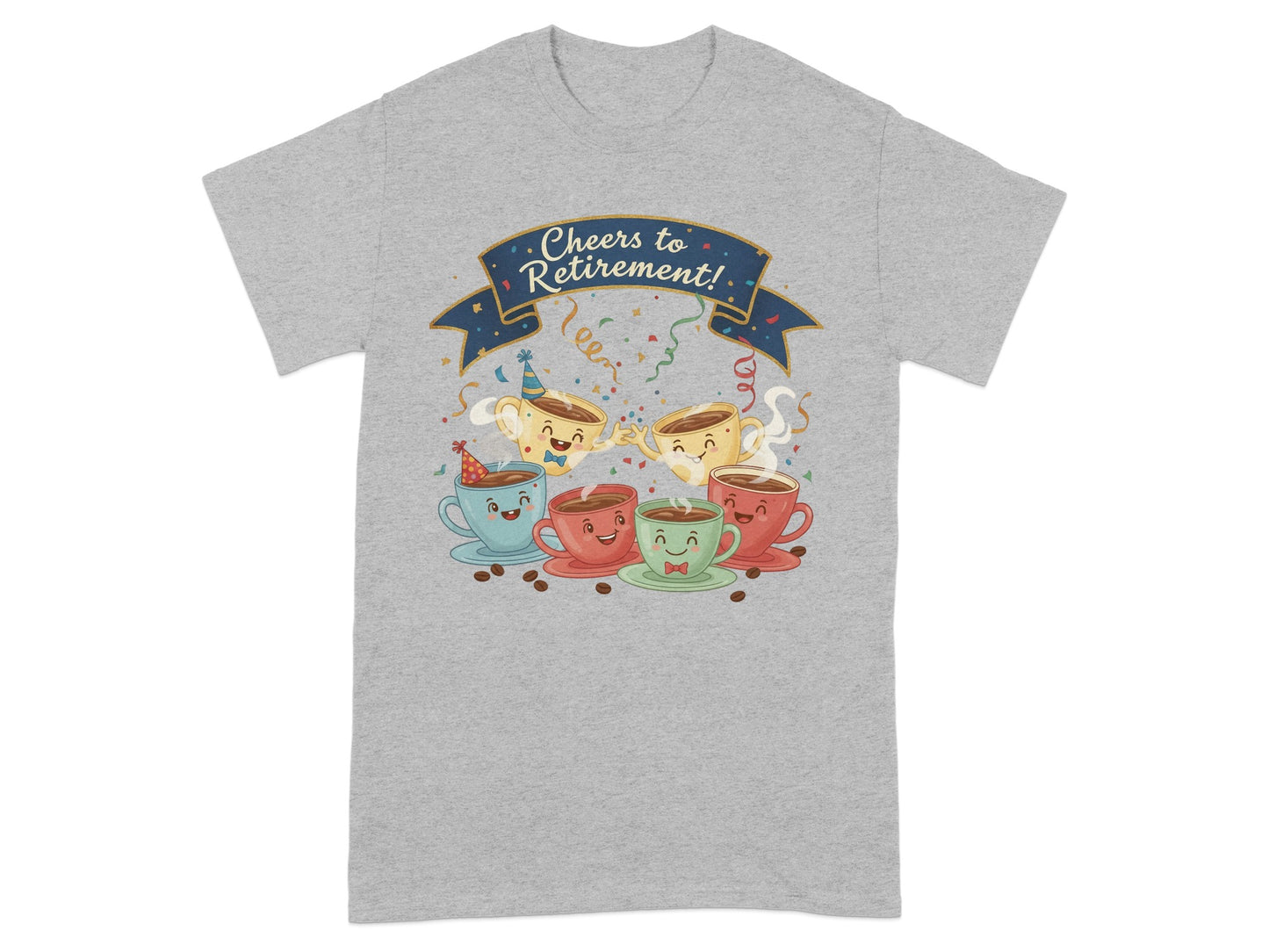 Cheers to Retirement Celebration Graphic T-Shirt
