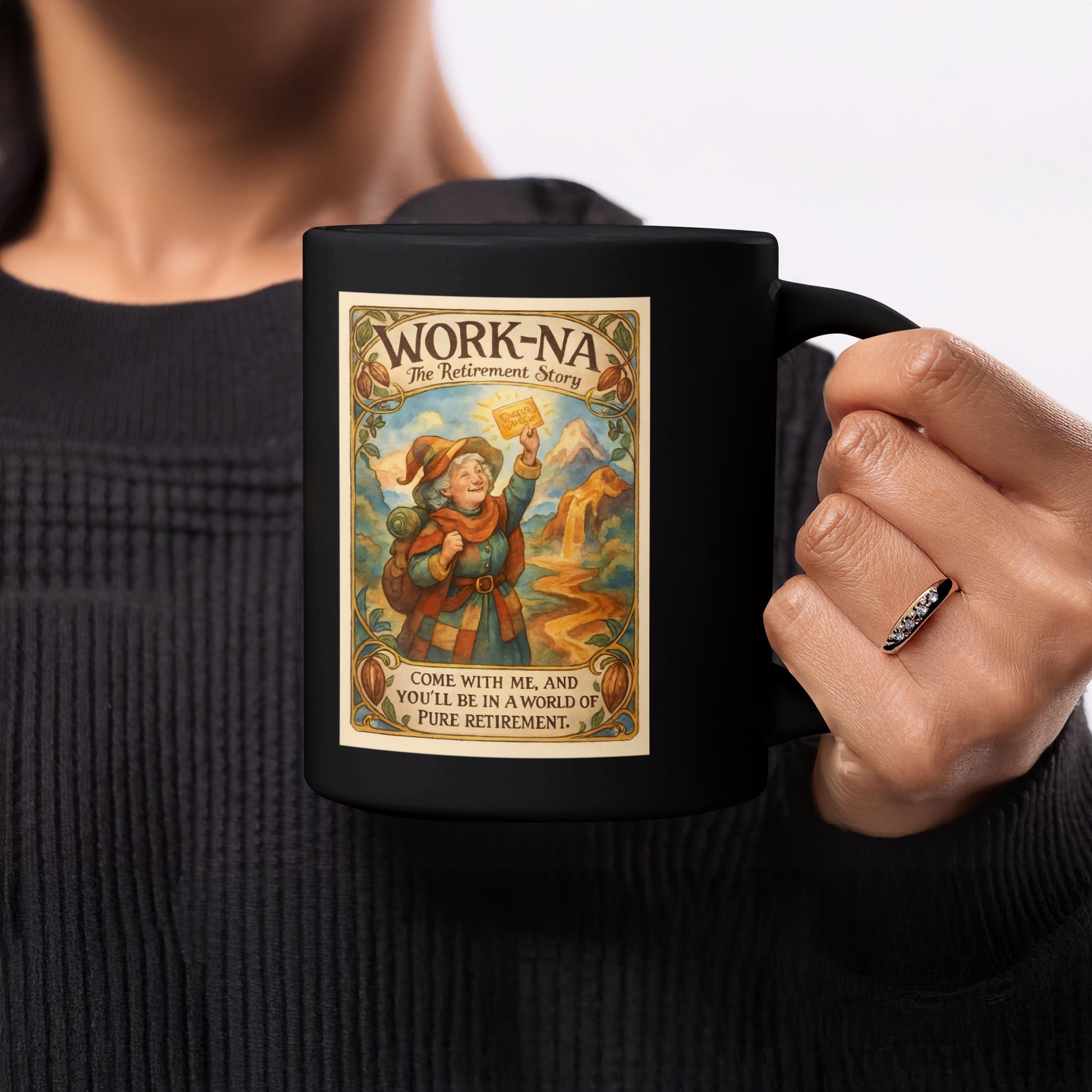 Humorous Work-Na Retirement Story Coffee Mug Gift