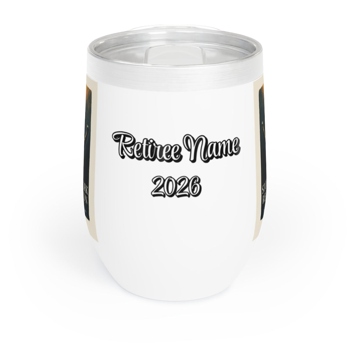 The Stopped-Work Redemption Freedom Was Always | Retirement Personalized Wine Tumbler - Retiree Gifts Retirement Party