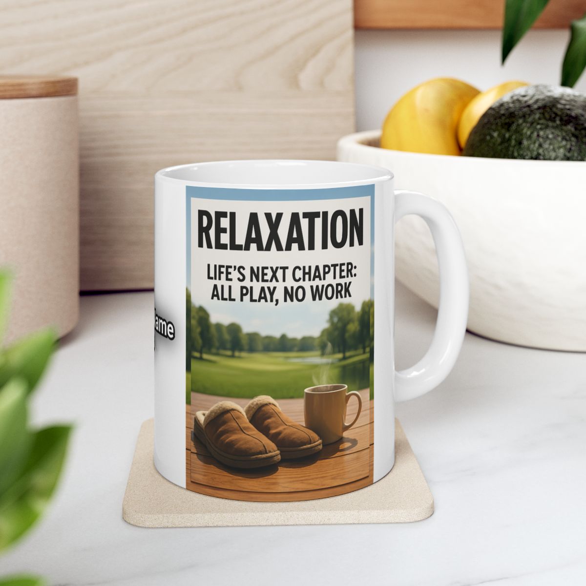 Relaxation Life's Next Chapter All Play No Work Mug
