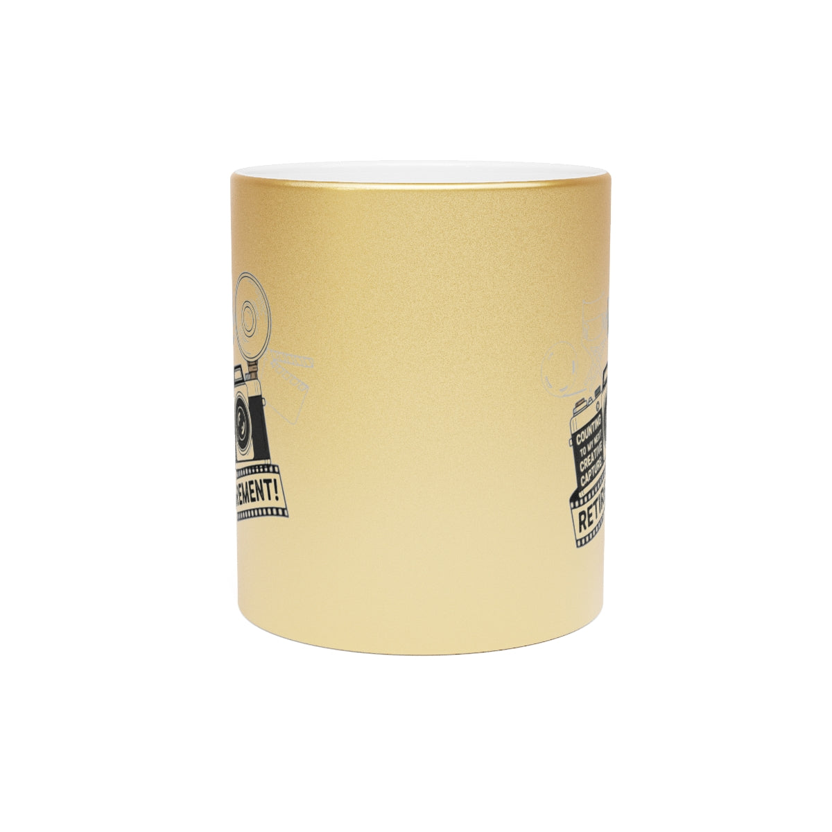 Counting to My Next Creative Capture | Retirement Gold Silver Black or Access Mugs - Retiree Gifts Retirement Party