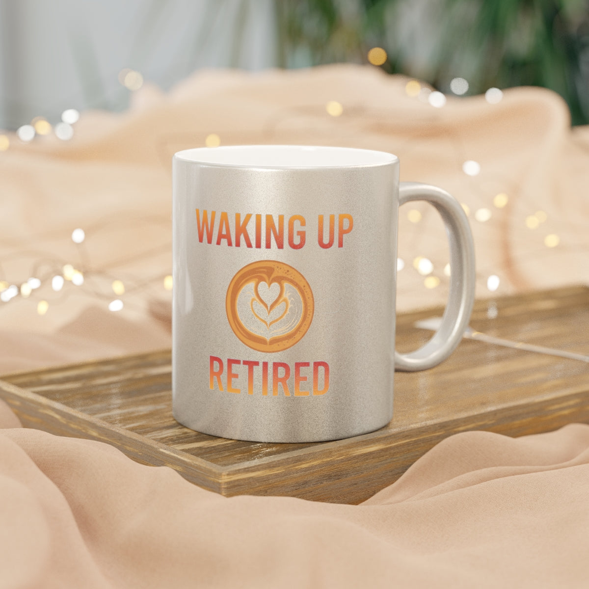 Waking Up Retired Coffee Mug For Morning Enjoyment