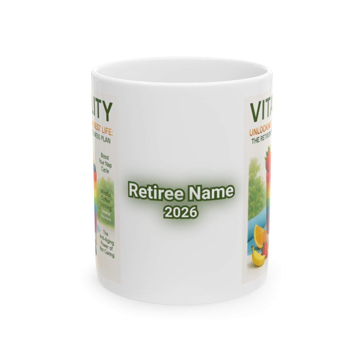 Custom Retiree Name Year Mug Retirement Keepsake
