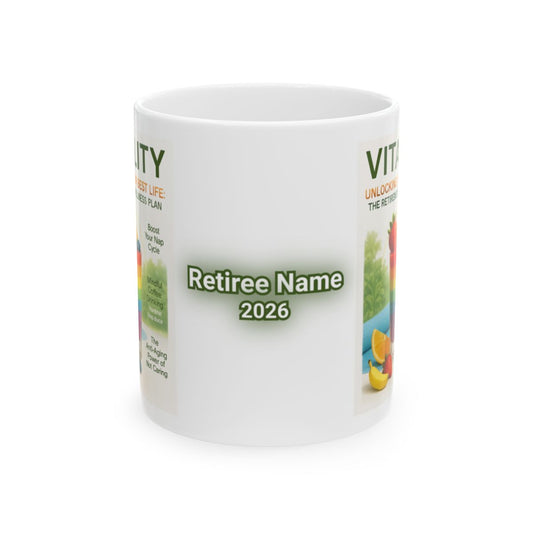 Custom Retiree Name Year Mug Retirement Keepsake