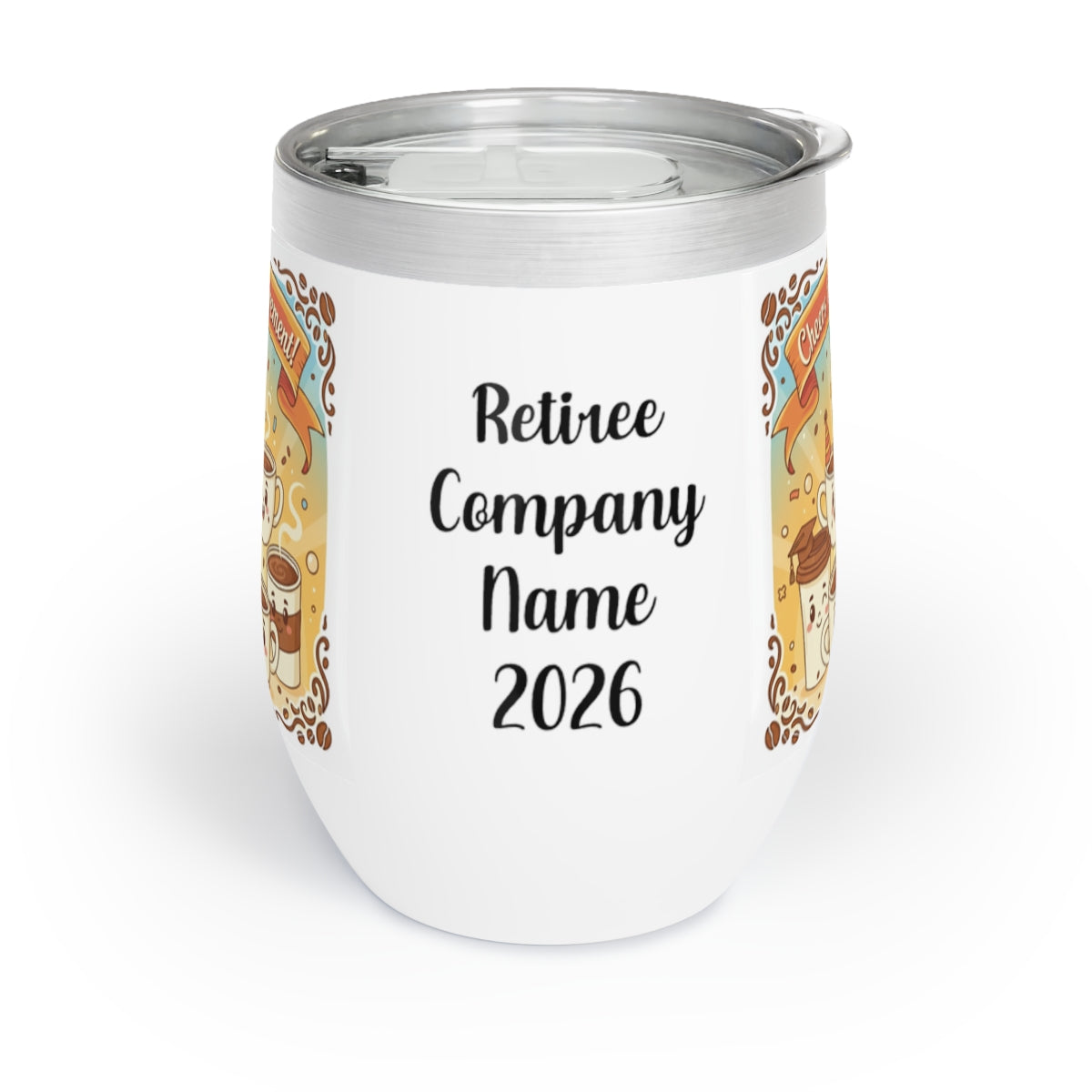 Retiree Company Name 2026 Personalized Gift Tumbler