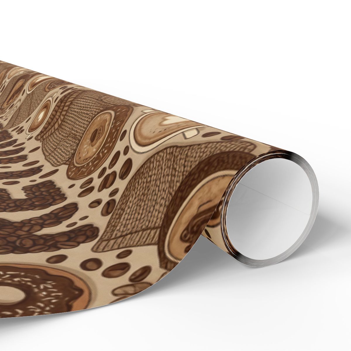 Vintage Bread and Pastries Pattern Wrapping Paper