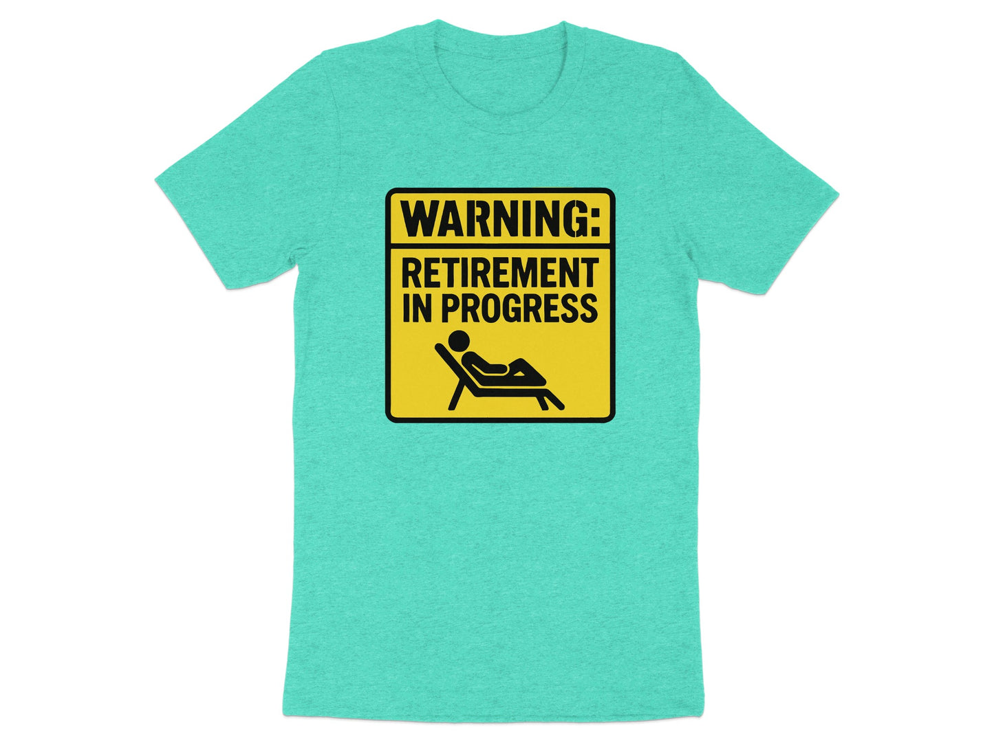 WARNING Retirement in Progress | The Golden Years Await | The Perfect Retirement Gift Soft Color Bella T-Shirts - Retiree Gifts Retirement Party