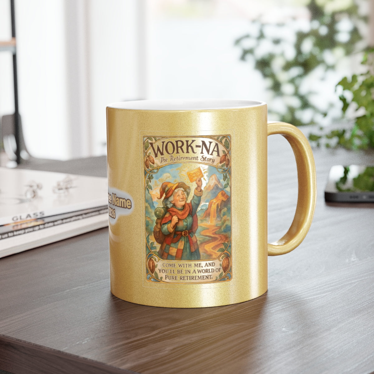 Work-NA The Retirement Song Illustrated Mug