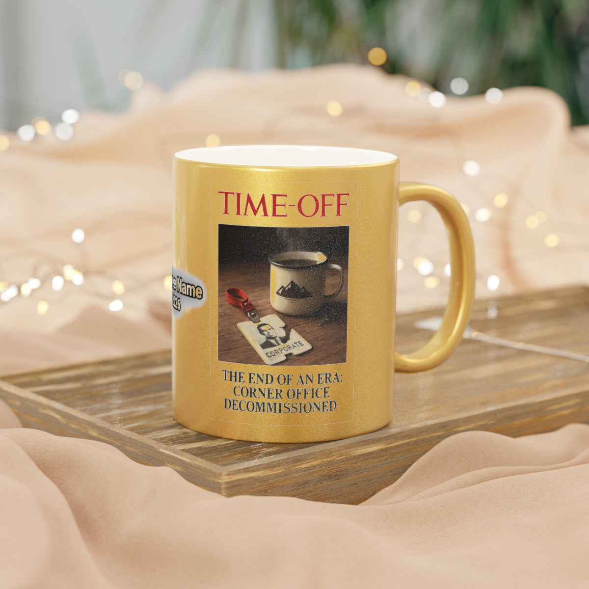 Time-Off The End of an Era Corner Office Mug