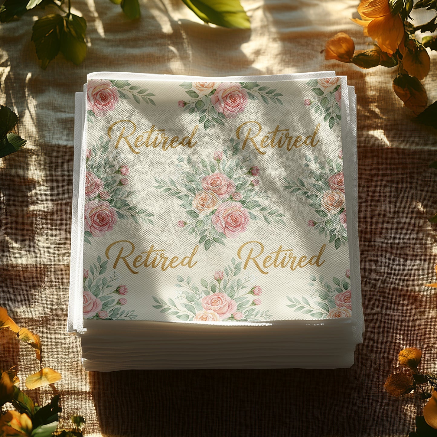 Elegant Floral Retired Pattern Decorative Sheets