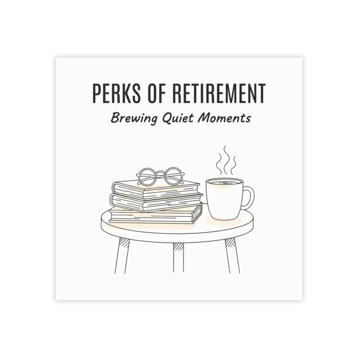 Perks of Retirement Brewing Quiet Moments product
